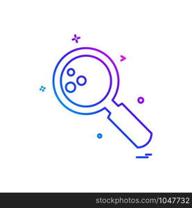 Search icon design vector