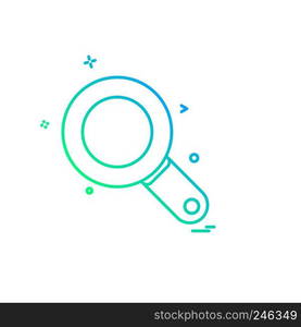 Search icon design vector