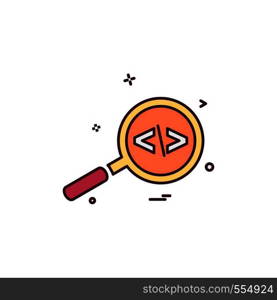 Search icon design vector