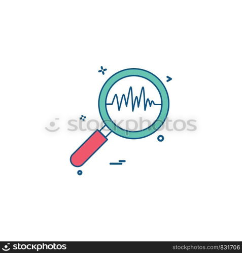 Search icon design vector