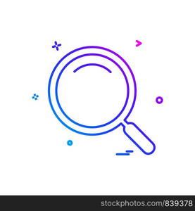 Search icon design vector