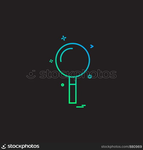 Search icon design vector