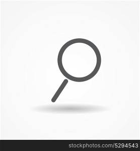 Search Icon. Isolated on White. Vector Illustration EPS10. Search Icon Vector Illustration