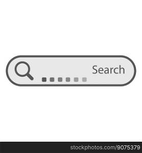search icon logo vector design template