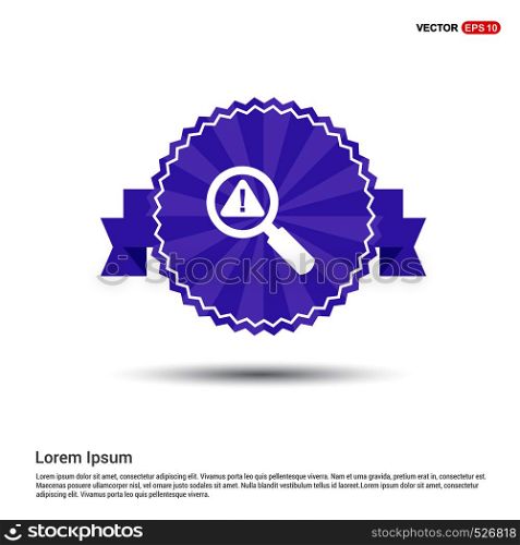 Search Icon - Purple Ribbon banner