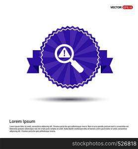 Search Icon - Purple Ribbon banner
