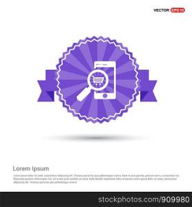 search icon - Purple Ribbon banner