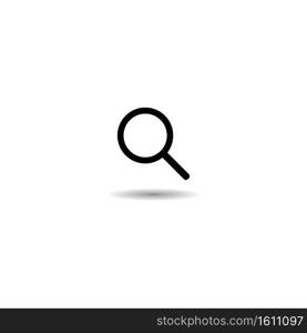 Search icon vector design illustration background