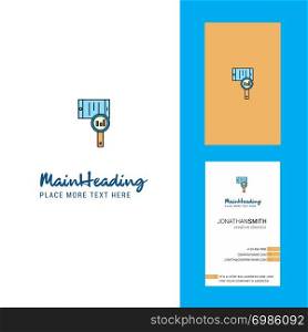 Search in smart phone Creative Logo and business card. vertical Design Vector