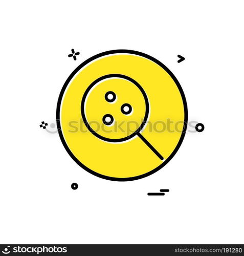 search lab basic icon vector design