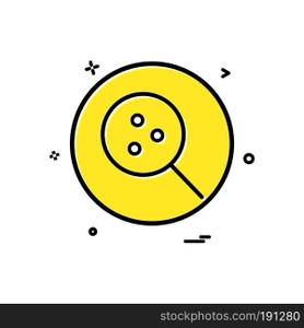 search lab basic icon vector design