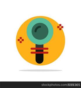Search, Lab, Find, Biochemistry Abstract Circle Background Flat color Icon