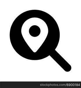 search location, icon on isolated background