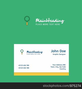 Search logo Design with business card template. Elegant corporate identity. - Vector