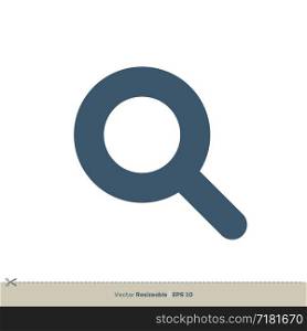 Search Magnifying Glass Icon Vector Logo Template Illustration Design. Vector EPS 10.