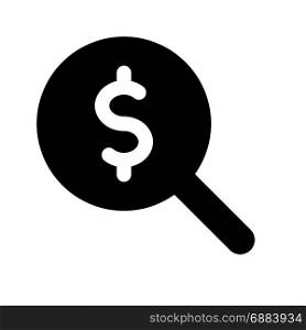 search money, icon on isolated background,
