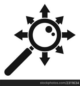 Search opportunity icon simple vector. Business success. Work choose. Search opportunity icon simple vector. Business success