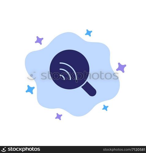 Search, Research, Wifi, Signal Blue Icon on Abstract Cloud Background