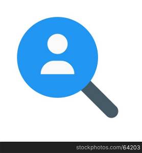 search user, Icon on isolated background