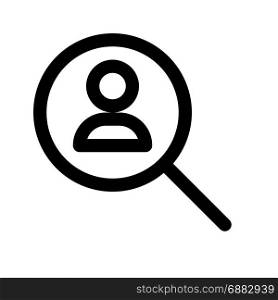 search user, icon on isolated background