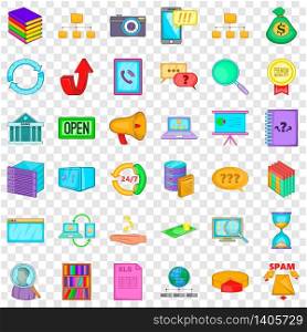 Searching icons set. Cartoon style of 36 searching vector icons for web for any design. Searching icons set, cartoon style