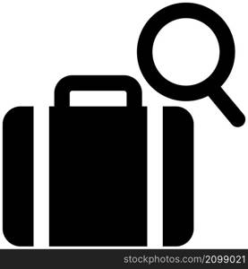 Searching of a bag by airport authority