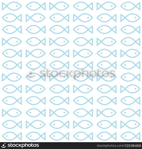 Seaside Fish seamless pattern, texture pattern