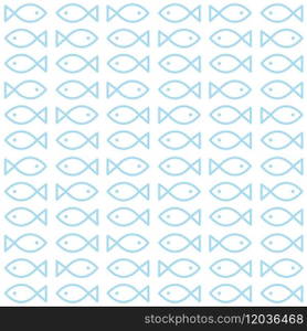 Seaside Fish seamless pattern, texture pattern