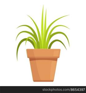 Season plant icon cartoon vector. Summer garden. Window plant. Season plant icon cartoon vector. Summer garden