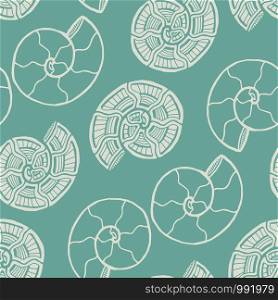 Seasshells seamless pattern. Nautical background in pastel color. Seashells pattern for kids textile fabric design. Seasshells seamless pattern. Nautical background in pastel color. Seashells pattern for kids textile fabric design.