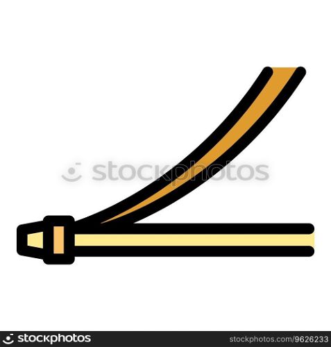 Seat belt icon outline vector. Car safety. Drive accident color flat. Seat belt icon vector flat
