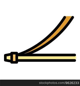 Seat belt icon outline vector. Car safety. Drive accident color flat. Seat belt icon vector flat