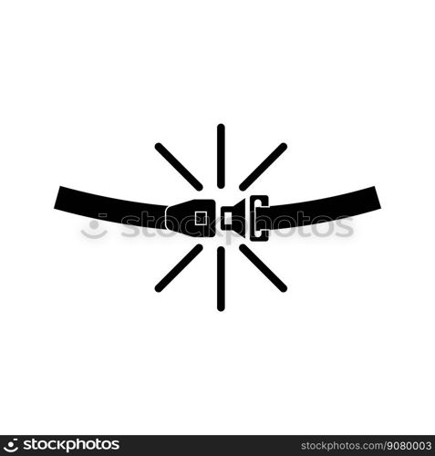 seat belt icon vector illustration symbol design