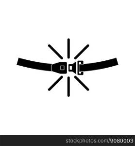 seat belt icon vector illustration symbol design