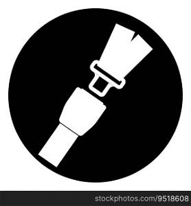 Seat belt icon vector illustration symbol design