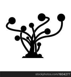 seaweed or underwater plant icon vector illustration symbol design