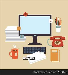 Secretary Desk illustration