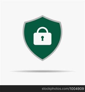 Secure icon sign isolated on white background