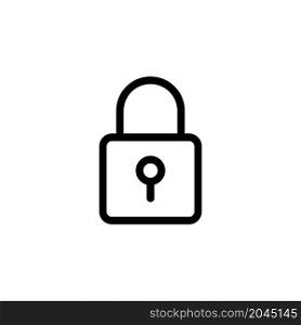 secure line icon vector