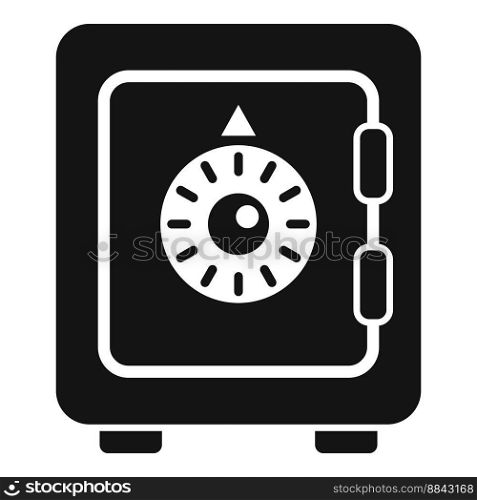 Secured safe icon simple vector. Lock code. Machine enigma. Secured safe icon simple vector. Lock code