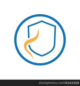 security and shield symbol  design template element