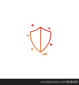 security badge law safety icon vector design
