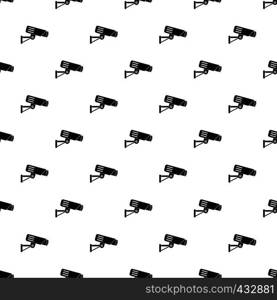 Security camera pattern seamless in simple style vector illustration. Security camera pattern vector