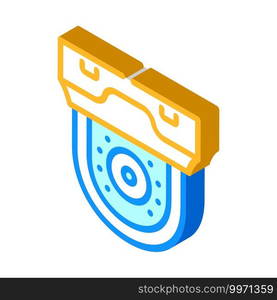 security gadget video camera isometric icon vector. security gadget video camera sign. isolated symbol illustration. security gadget video camera isometric icon vector illustration