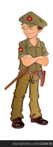 Security Guard, vector illustration