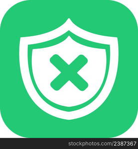 Security icon anti virus sign design