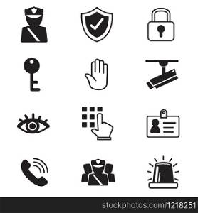 security icons set