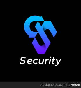 Security logo Royalty Free Vector Image