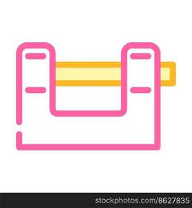 security padlock color icon vector. security padlock sign. isolated symbol illustration. security padlock color icon vector illustration