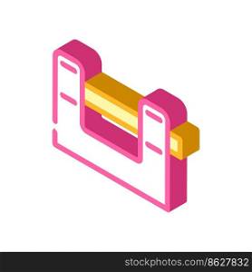 security padlock isometric icon vector. security padlock sign. isolated symbol illustration. security padlock isometric icon vector illustration
